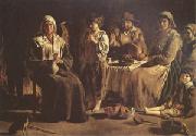 Louis Le Nain Peasant Family in an Interior (mk05) oil painting artist